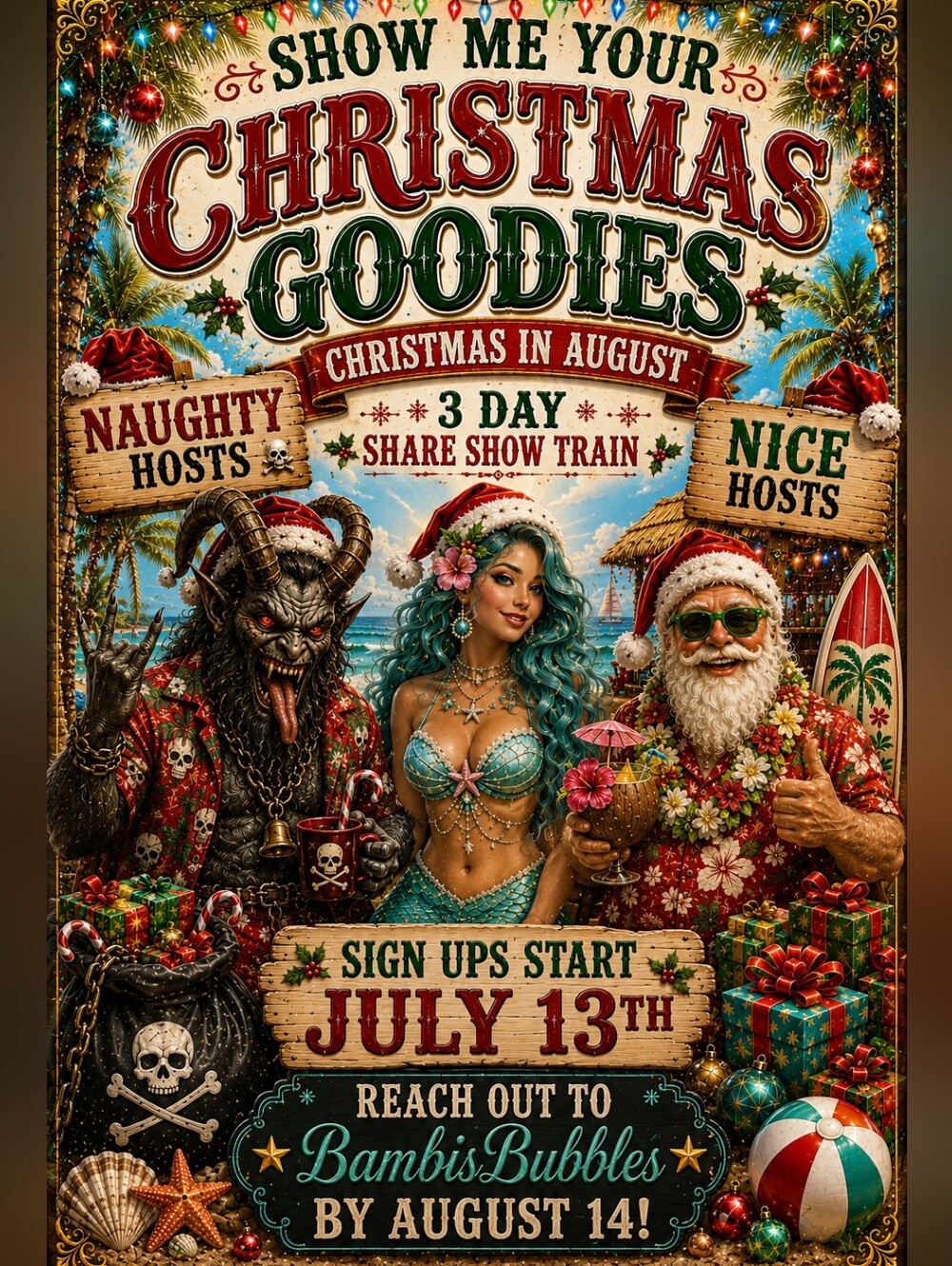 Show Me Your Christmas Goodies 3 Day Share Show Train August 21,22,23 - Picture 2 of 4
